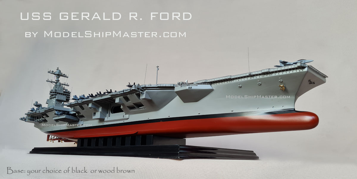 uss gerald ford model